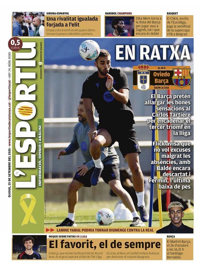 Las portadas de la prensa deportiva de hoy