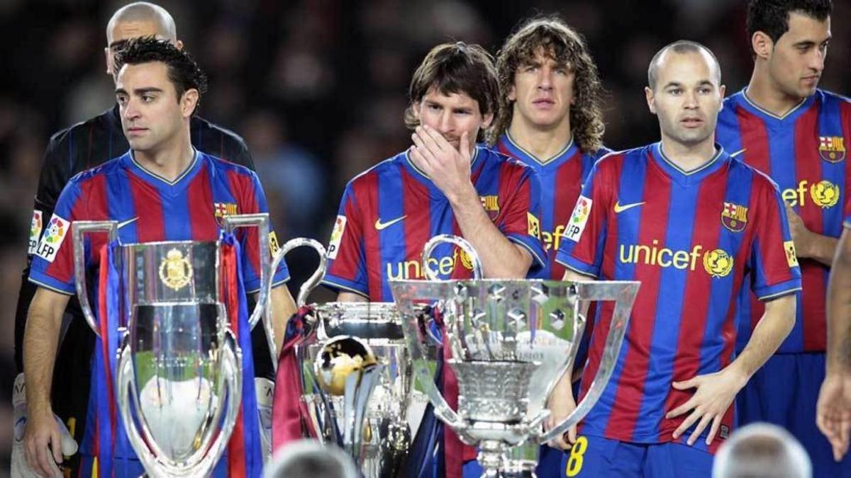 El Barça consiguió dos tripletes entre 2009 y 2015.