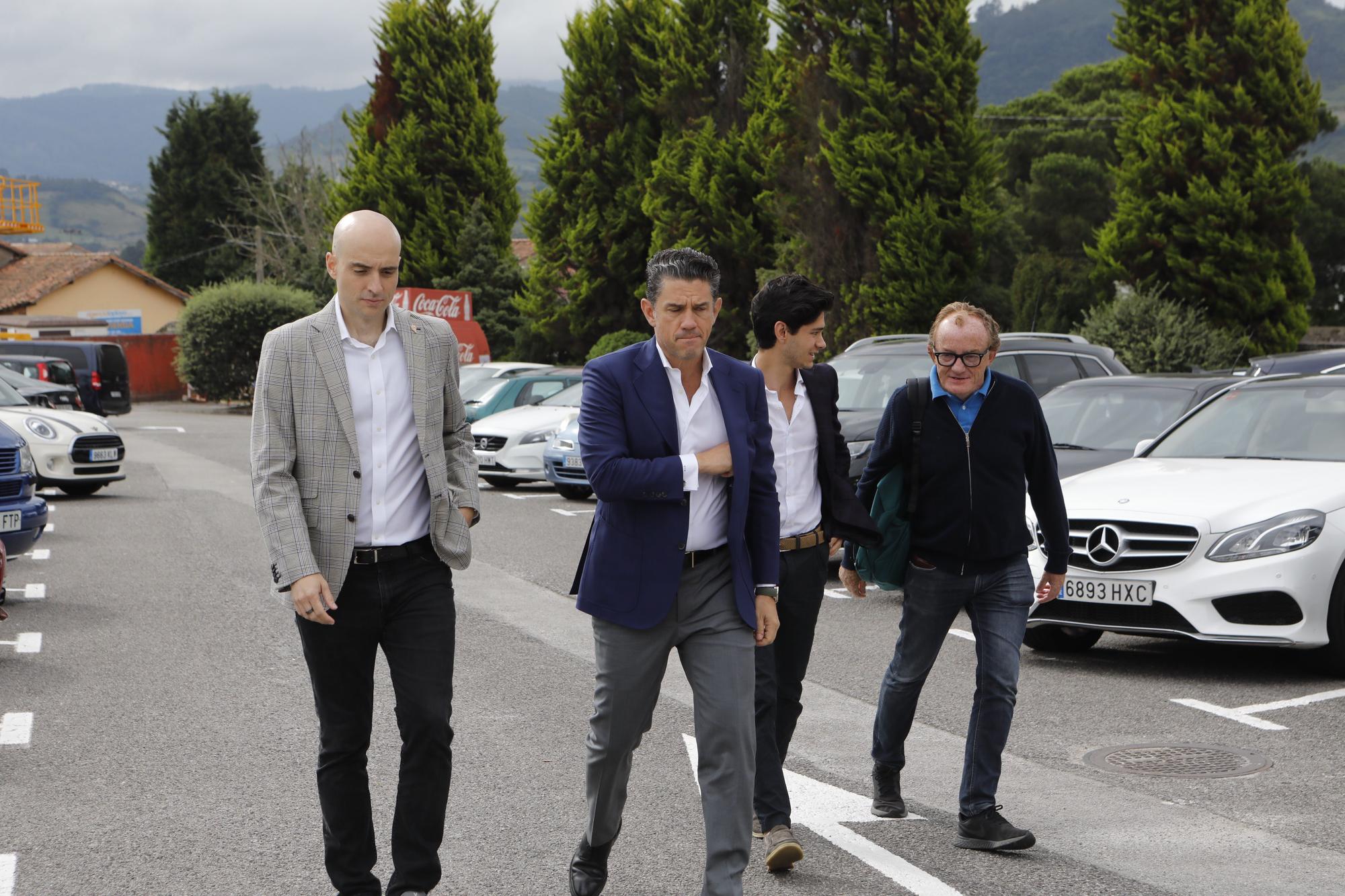 Irarragorri visita a Mareo y Cote y Jordan Carrillo se unen a los entrenamientos del Sporting