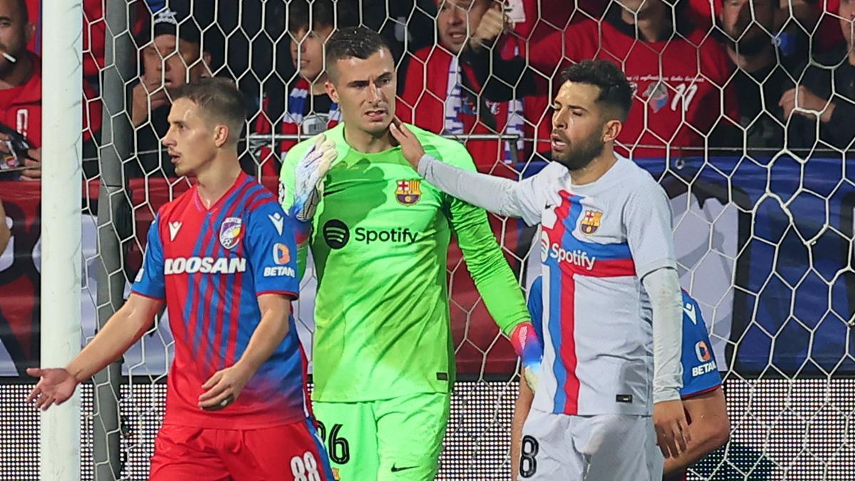 Iñaki Peña debutó contra el Viktoria Plzen en Champions League