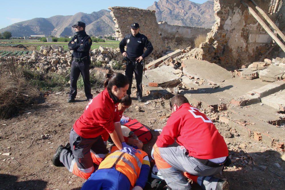 Orihuela realiza con éxito un simulacro de emergencias por alerta de inundación