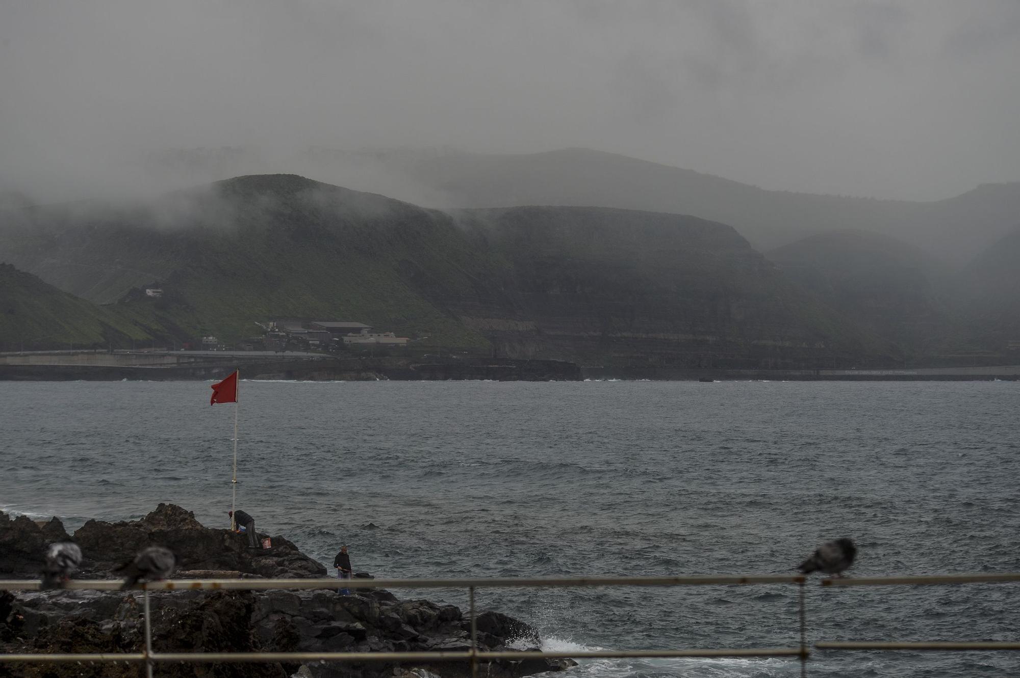 Jornada de frío y viento en Gran Canaria