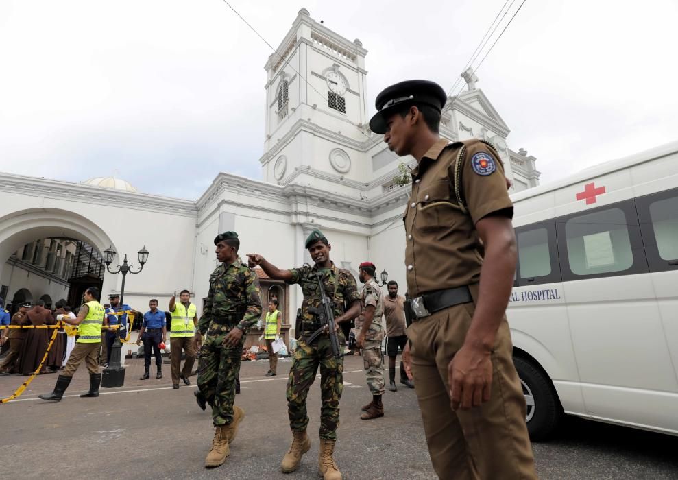 Las imágenes de los atentados de Sri Lanka