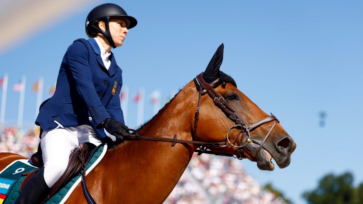 Laura Heredia, en la hípica