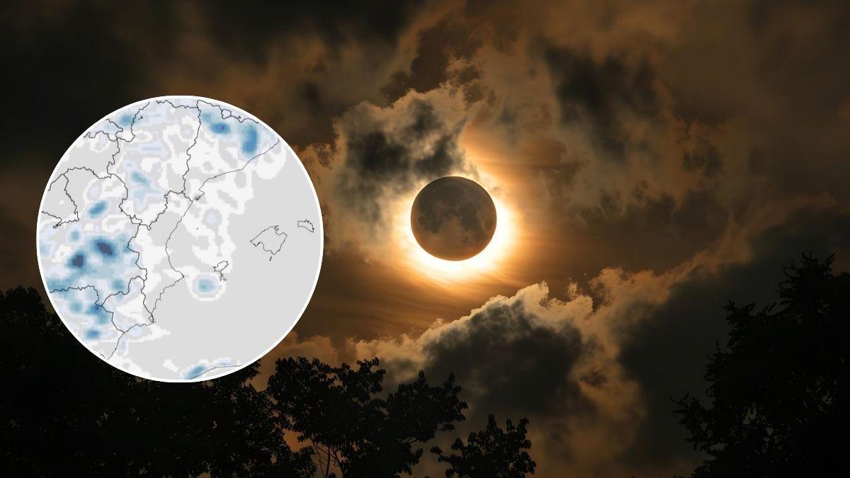 Los primeros pronósticos meteorológicos para el día del eclipse en la Comunitat Valenciana.