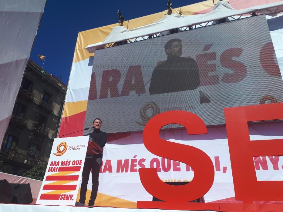 Manifestación de Sociedad Civil Catalana