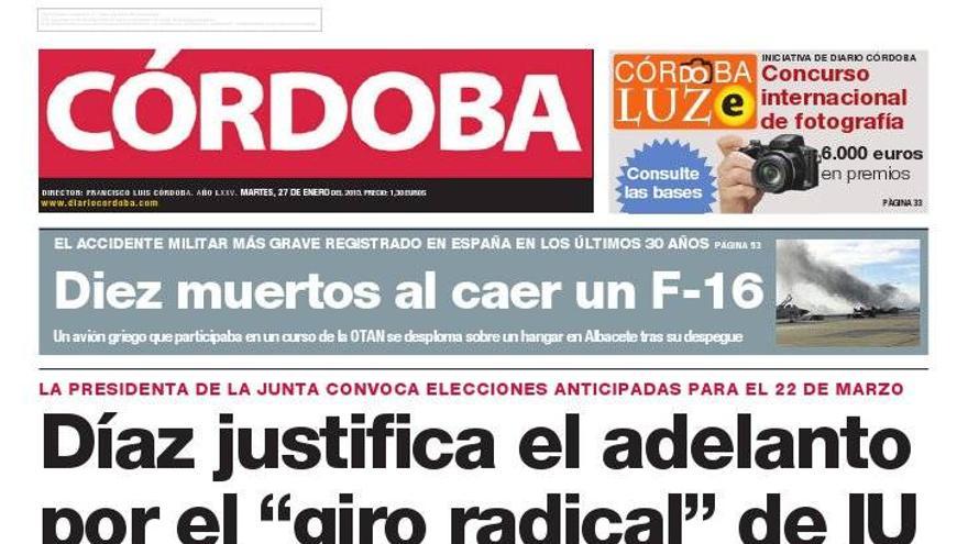 La portada de CÓRDOBA