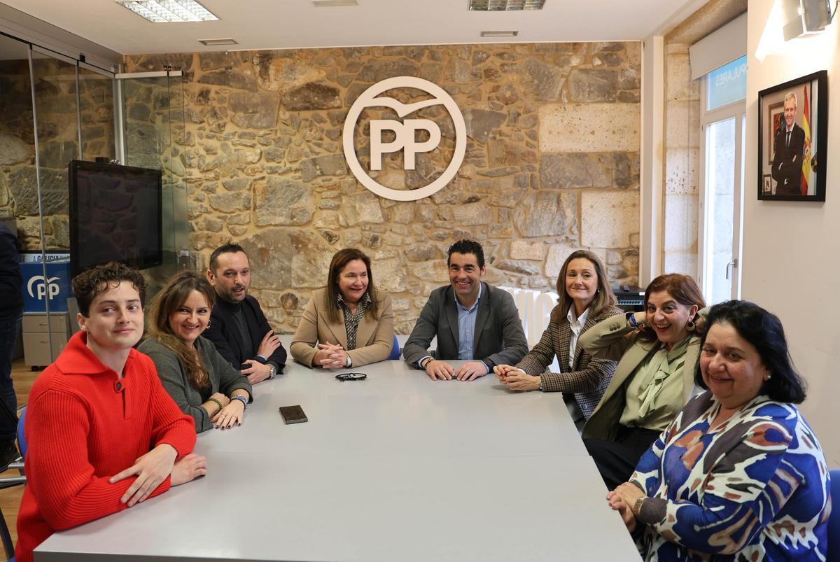 Primera reunión de la gestora del PP de Vigo.