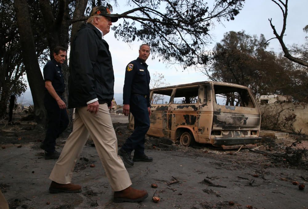 El devastador incendio de California, en imágenes