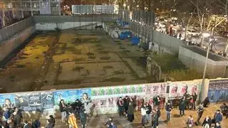 Torna l’assentament de barraques al costat de l’estadi de Mestalla