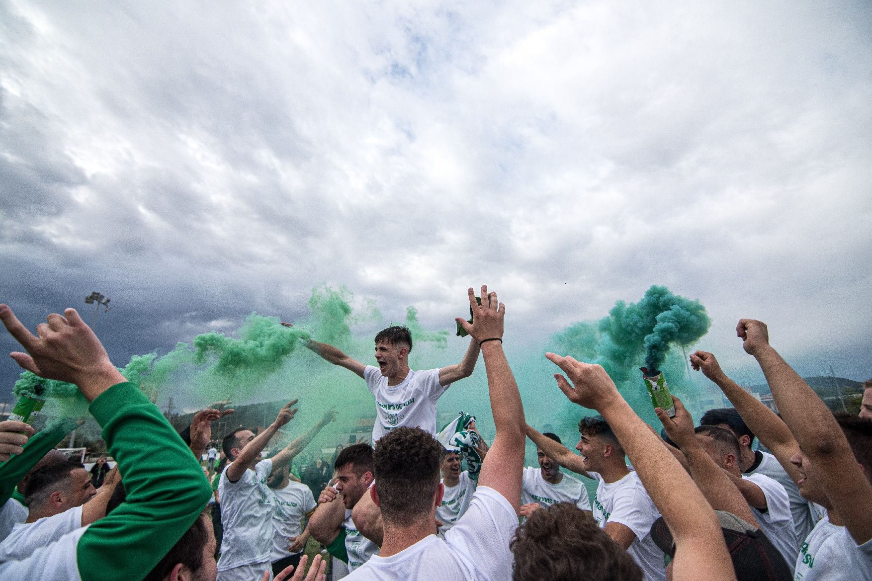 Eufòria a Avinyó per l'ascens a Tercera Catalana