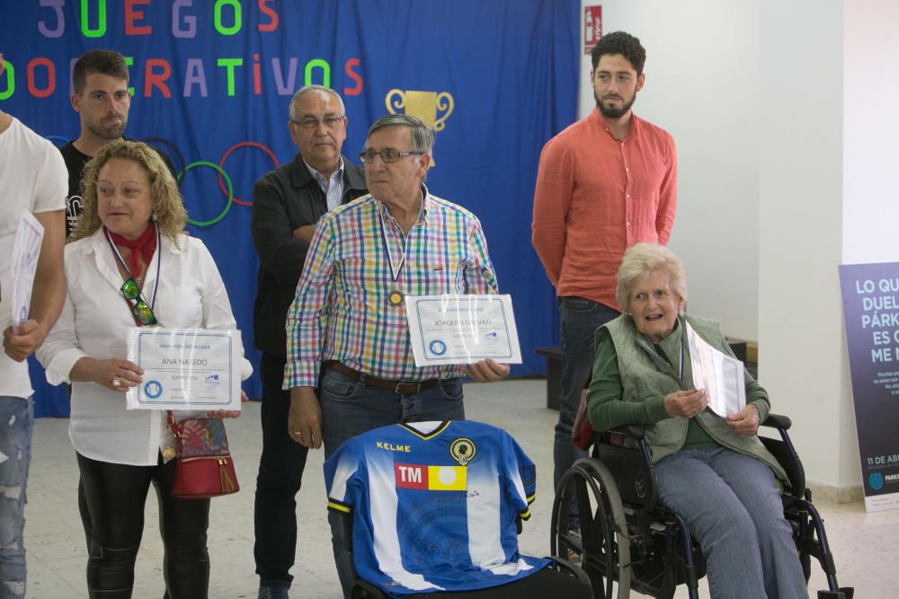 Visita del Hércules a Parkinson Alicante