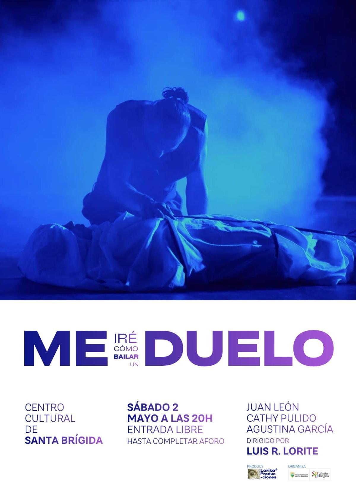 Cartel de la obra 'Me iré'