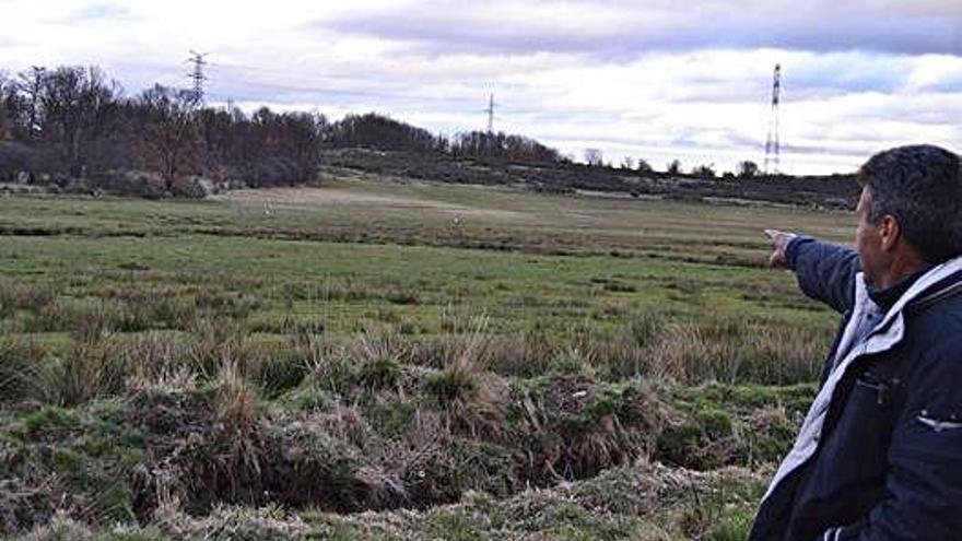 Algunos de los terrenos comunales que el Ayuntamiento de Terroso pretende enajenar.