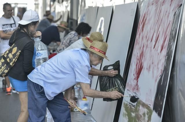 Concurso de pintura en Agaete