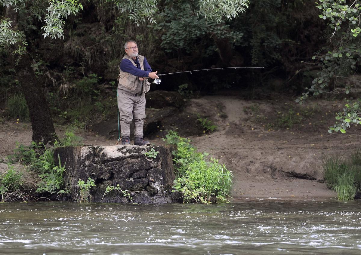 COUSO A ESTRADA. CONCURSO INTERNACIONAL PESCA SALMON PESCADORES COTO DE COUSO RIO ULLA