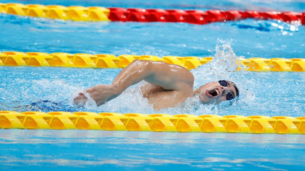 Toni Ponce compitiendo en los Juegos Paralímpicos de Tokio.