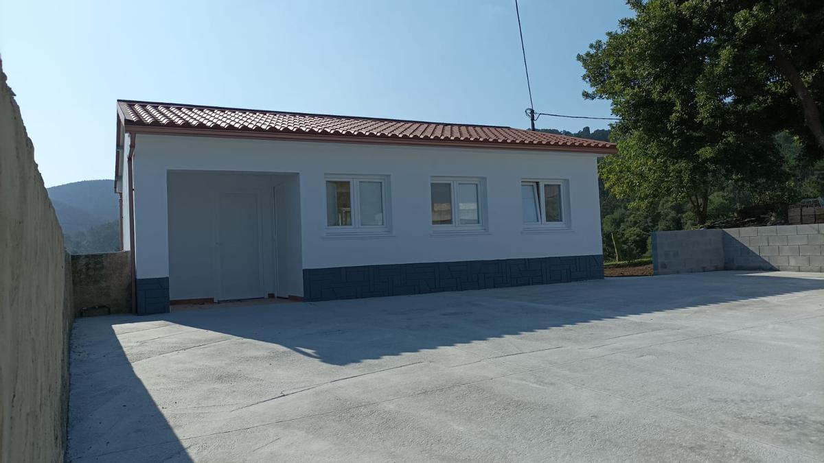 El edificio de la antigua escuela tras la reforma.