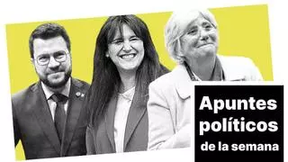 Aragonès, Borràs y Ponsatí pinchan la burbuja del independentismo mágico