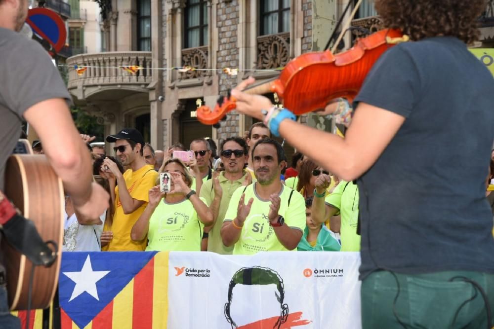 Bagencs a la concentració de Barcelona.