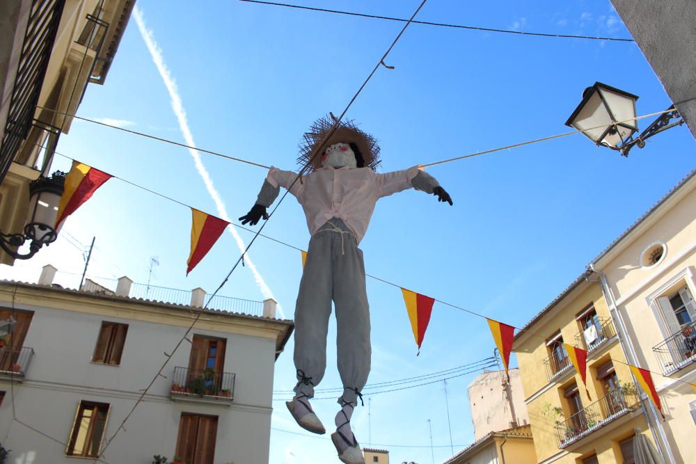 Fiesta fallera decimonónica para celebrar el aniversario del Patrimonio