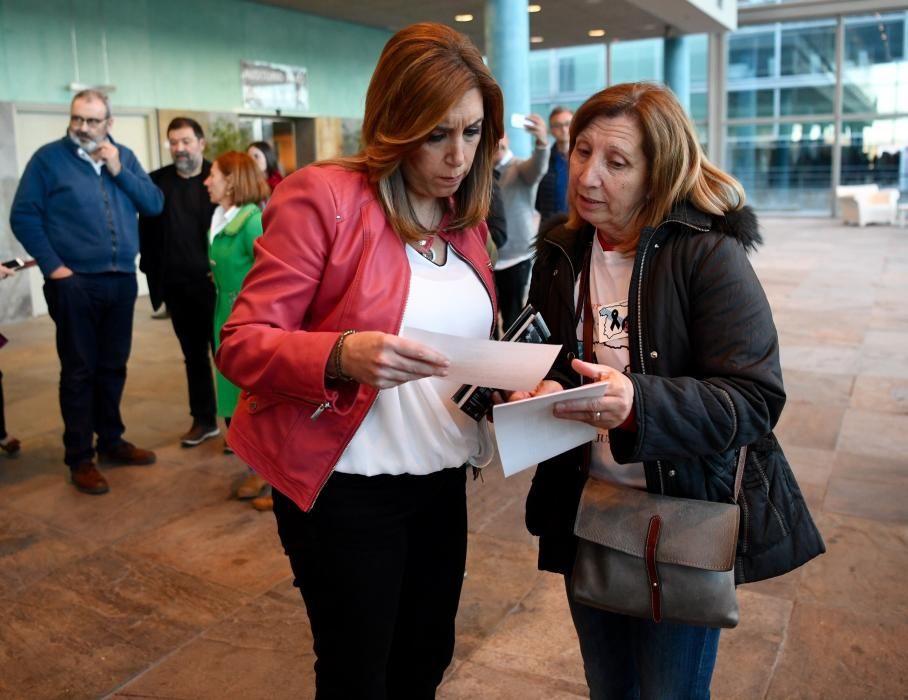 Acto de Susana Díaz en A Coruña