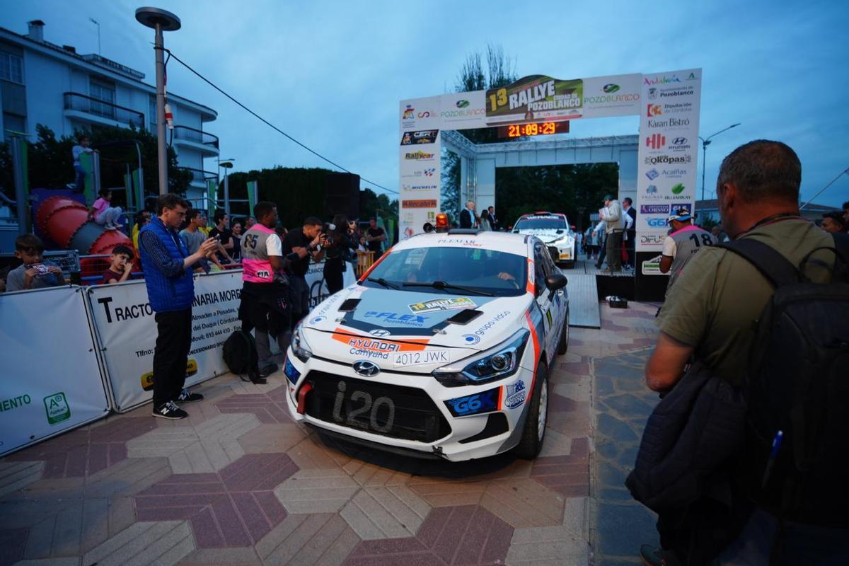 La jornada inicial del Rally Ciudad de Pozoblanco, en imágenes