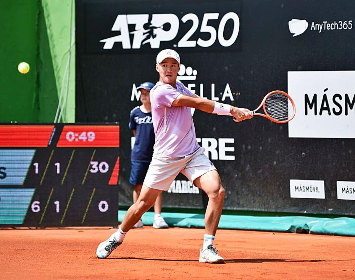 Albert Ramos y Ricardas Berankis, antes de su partido. | ANDALUCIAOPEN