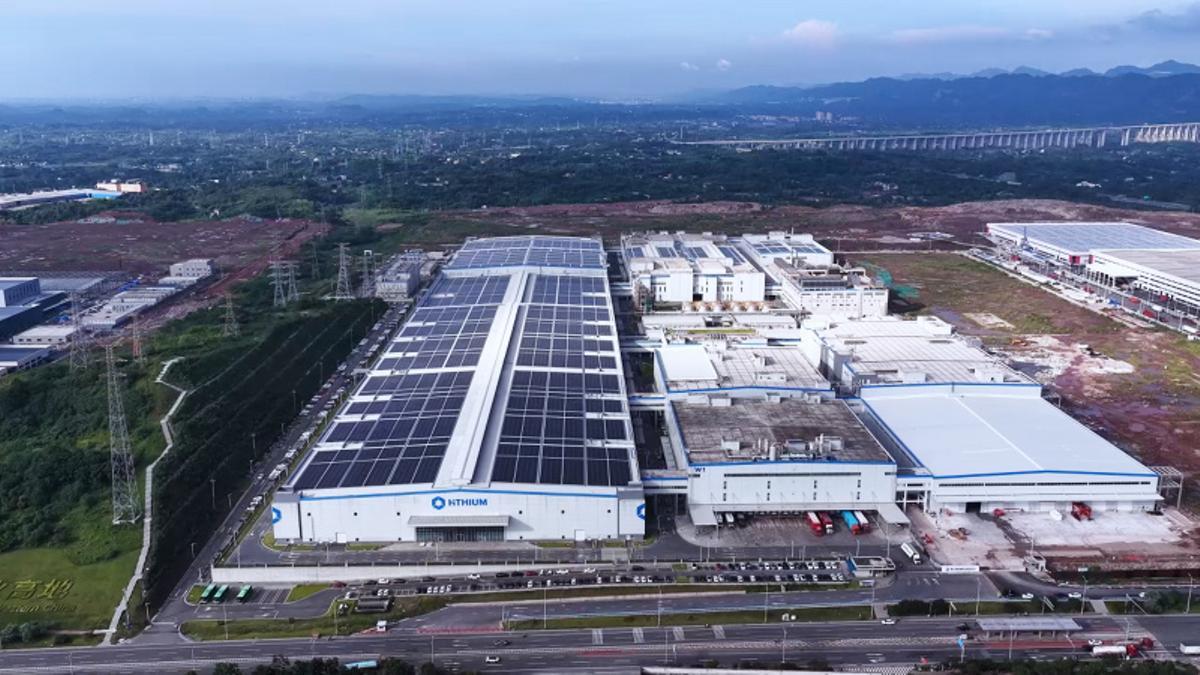 Una gigafactoría de baterías de Hithium en China