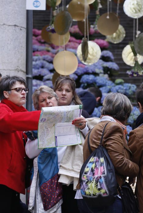 Girona es torna a omplir de visitants el darrer cap de setmana de Temps de Flors