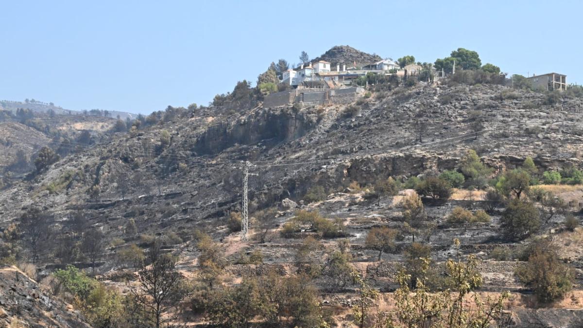 Evolución del incendio de Castellón