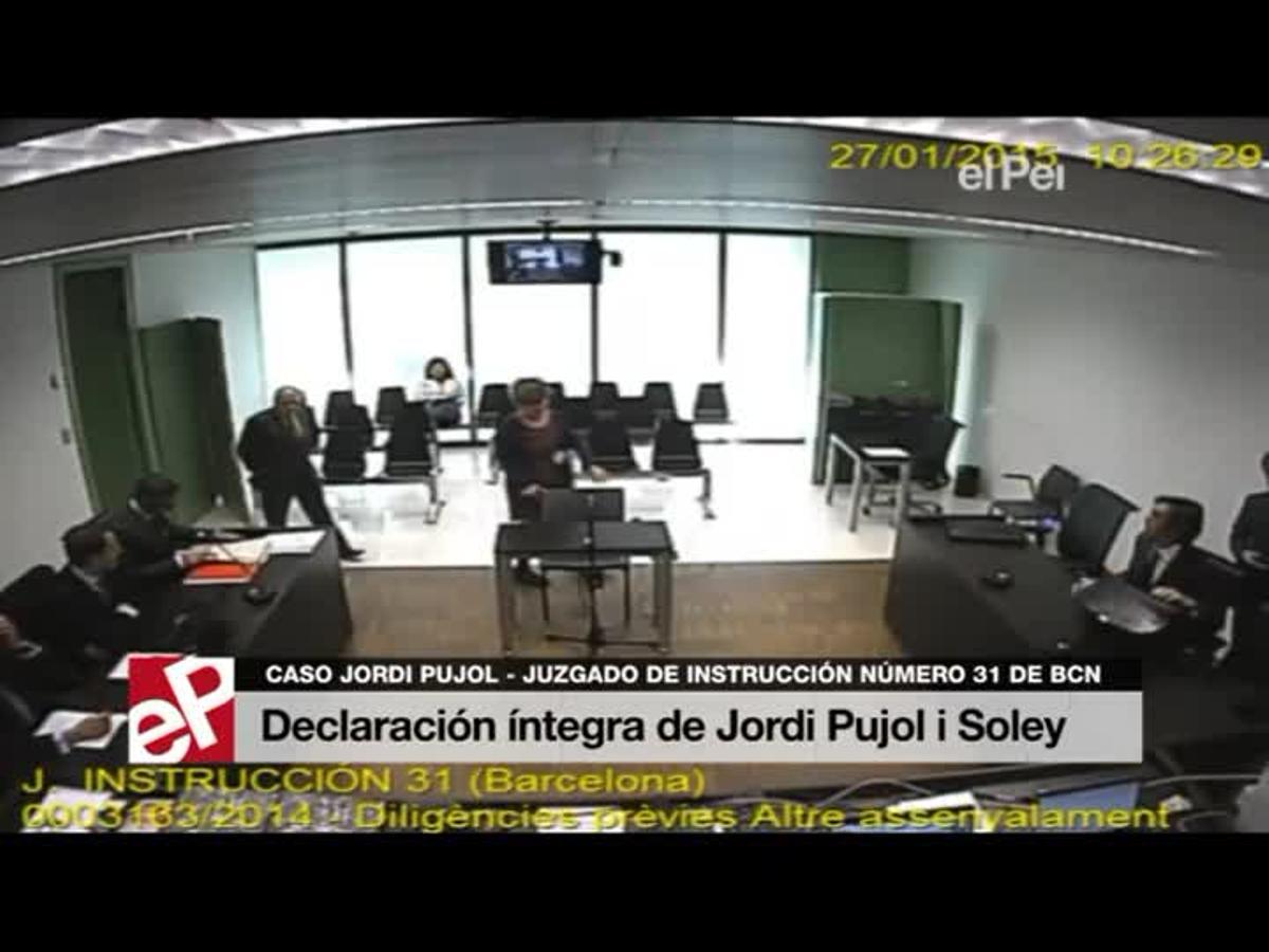 Declaració íntegra de Jordi Pujol i {Soley}.
