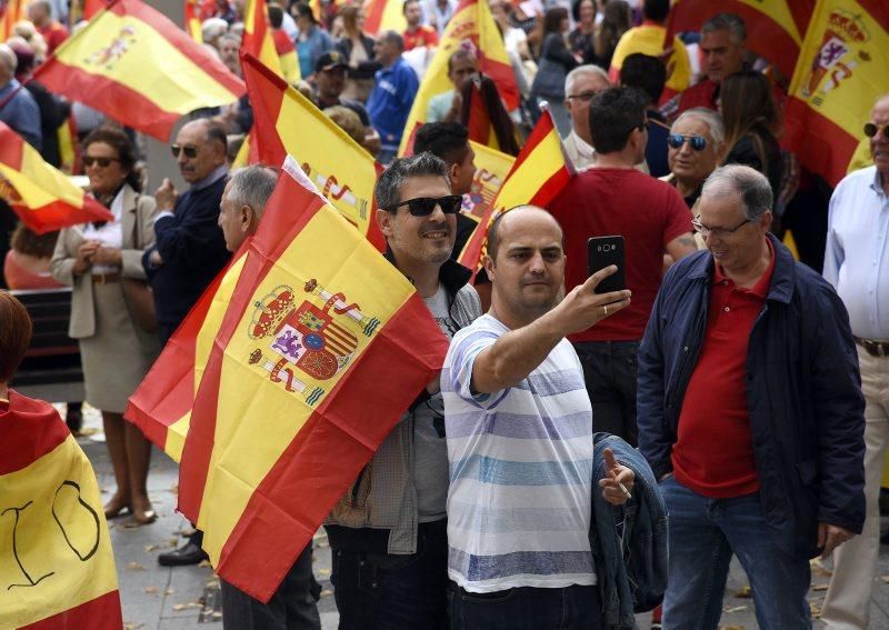 Manifestación contra el 1-0 en Zaragoza