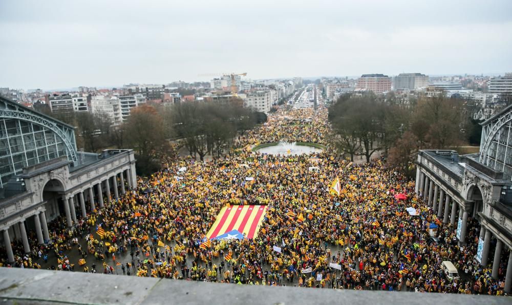 Manifestació independentista a Brussel·les