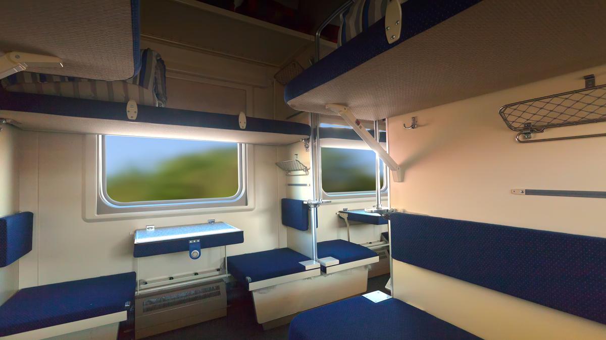 Interior d'un tren-llit