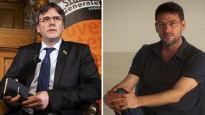 Carles Puigdemont y Albano Dante Fachin.