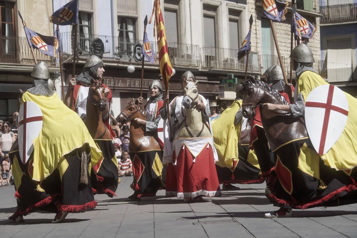 La imatgeria ha generat una gran expectació durant el diumenge de Festa Major de Manresa