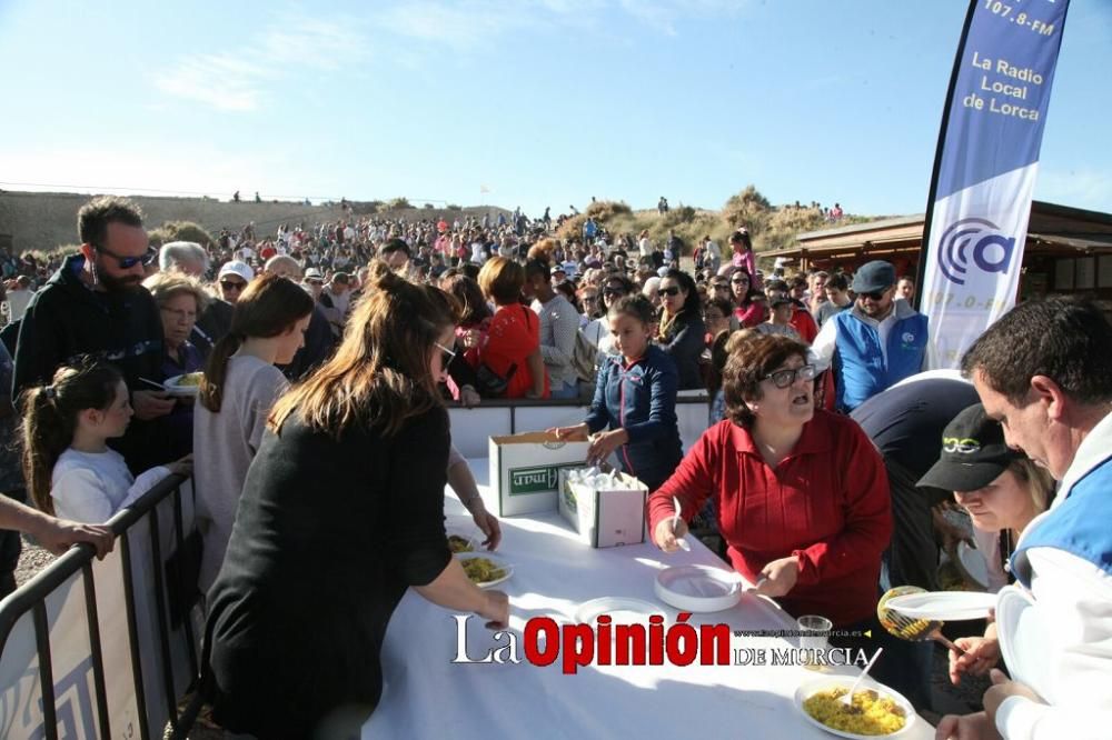 Refriega, acto de capitulación del Torneo Medieval y degustación de arroz desde la Fortaleza del Sol de Lorca