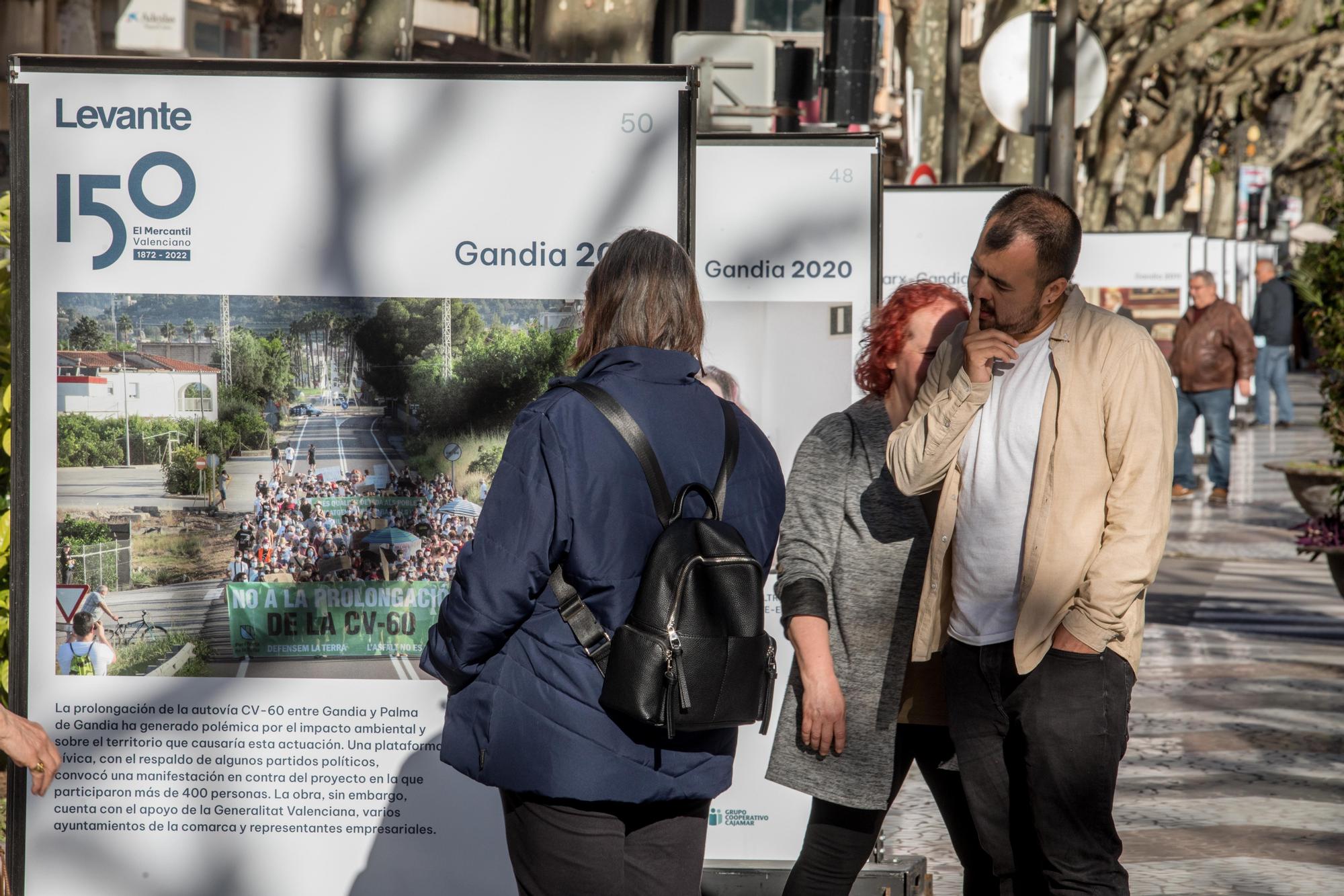 Levante-EMV repasa con una exposición en Gandia la memoria gráfica de la Safor