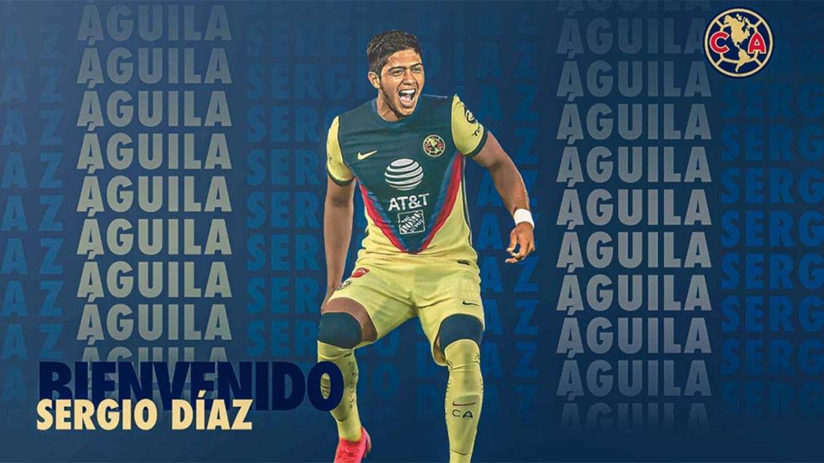 Sergio Díaz estará cedido en el América