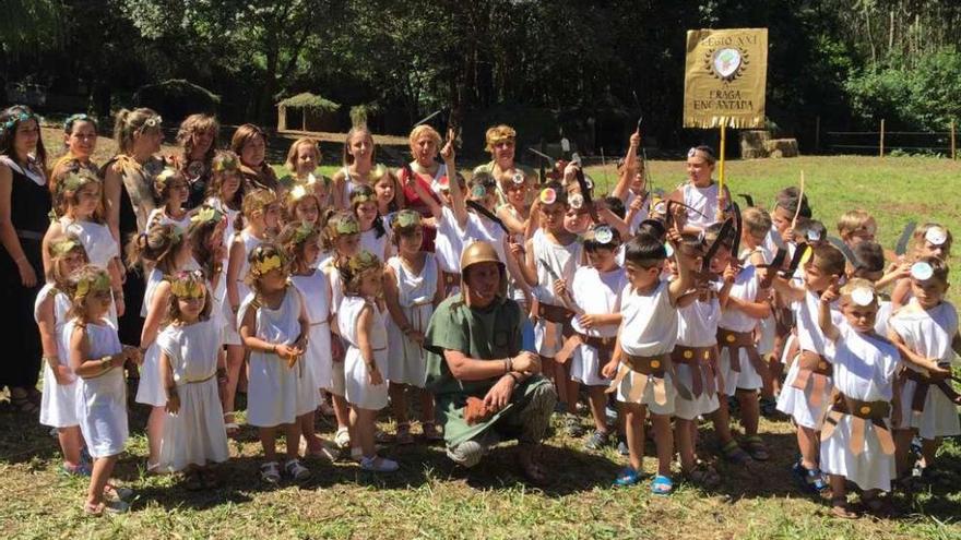 Avanzadilla de castrexos y romanos en el castro cambrés para la Galaicoi