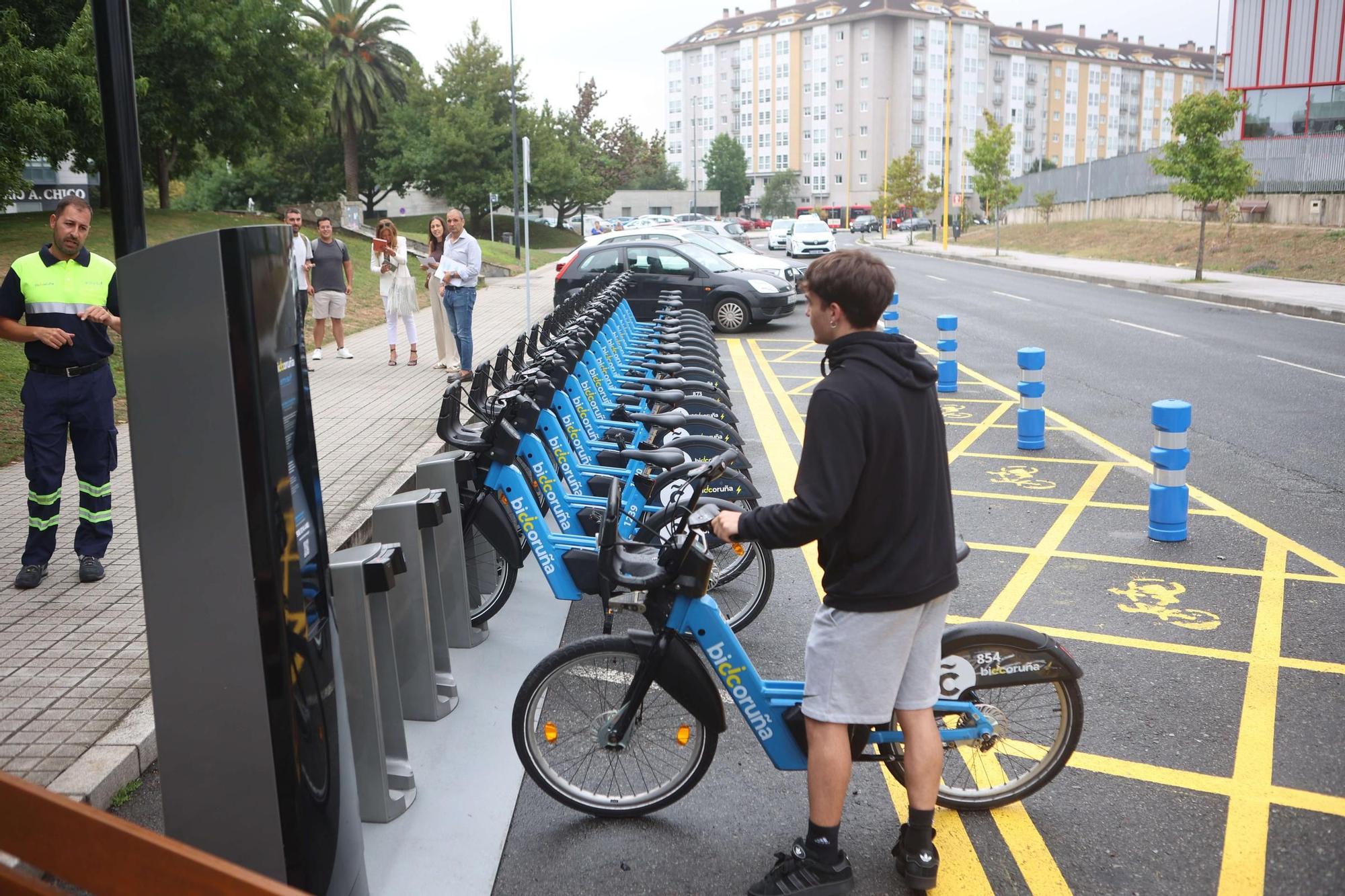 Nueva estación de Bicicoruña en Vioño