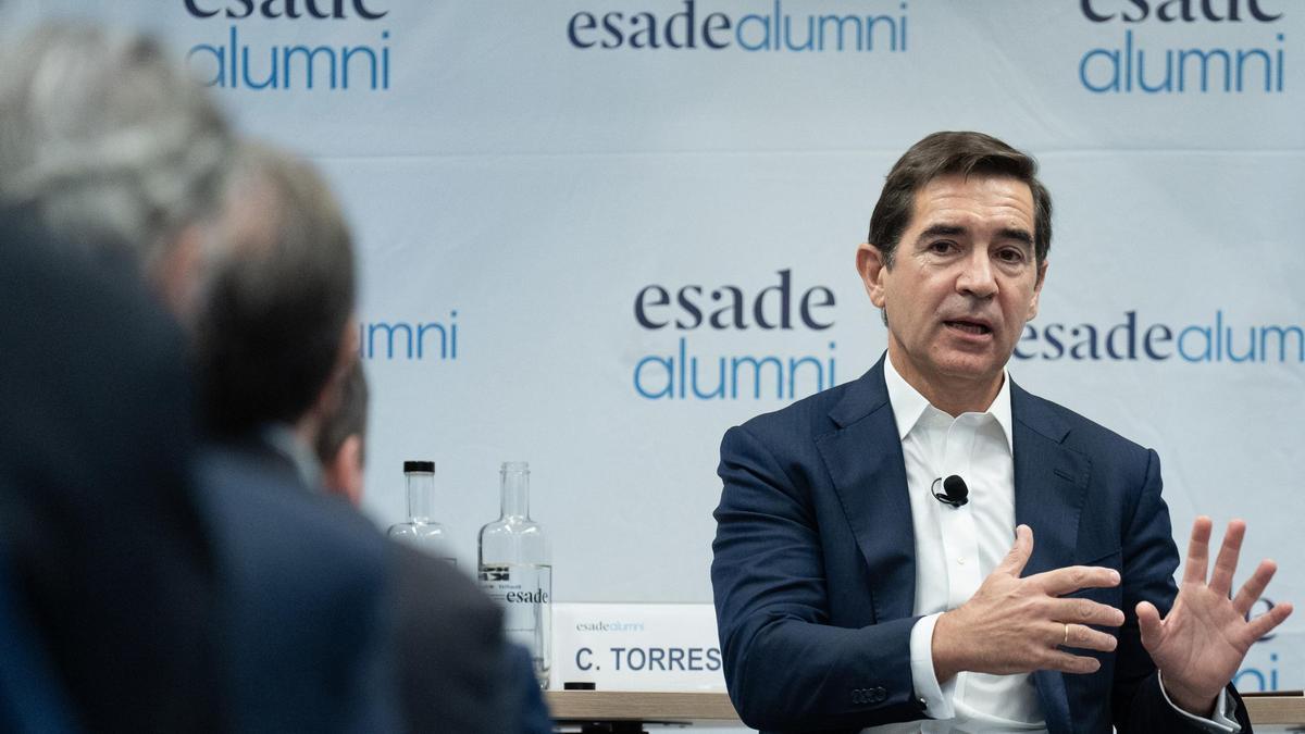 El presidente del BBVA, Carlos Torres.