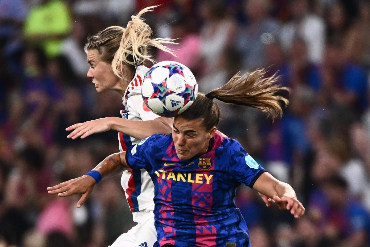 Patricia Guijarro durante el partido