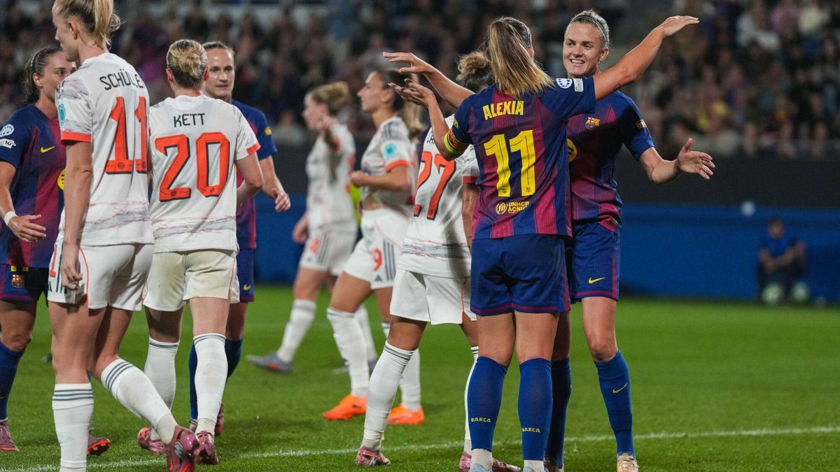 Una Alexia brillante lidera a un Barça que barre con maestría al Bayern (7-1)