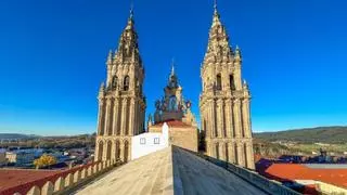 Así era el dúplex que hubo entre las dos torres de la Catedral de Santiago y que arrasaría en Airbnb