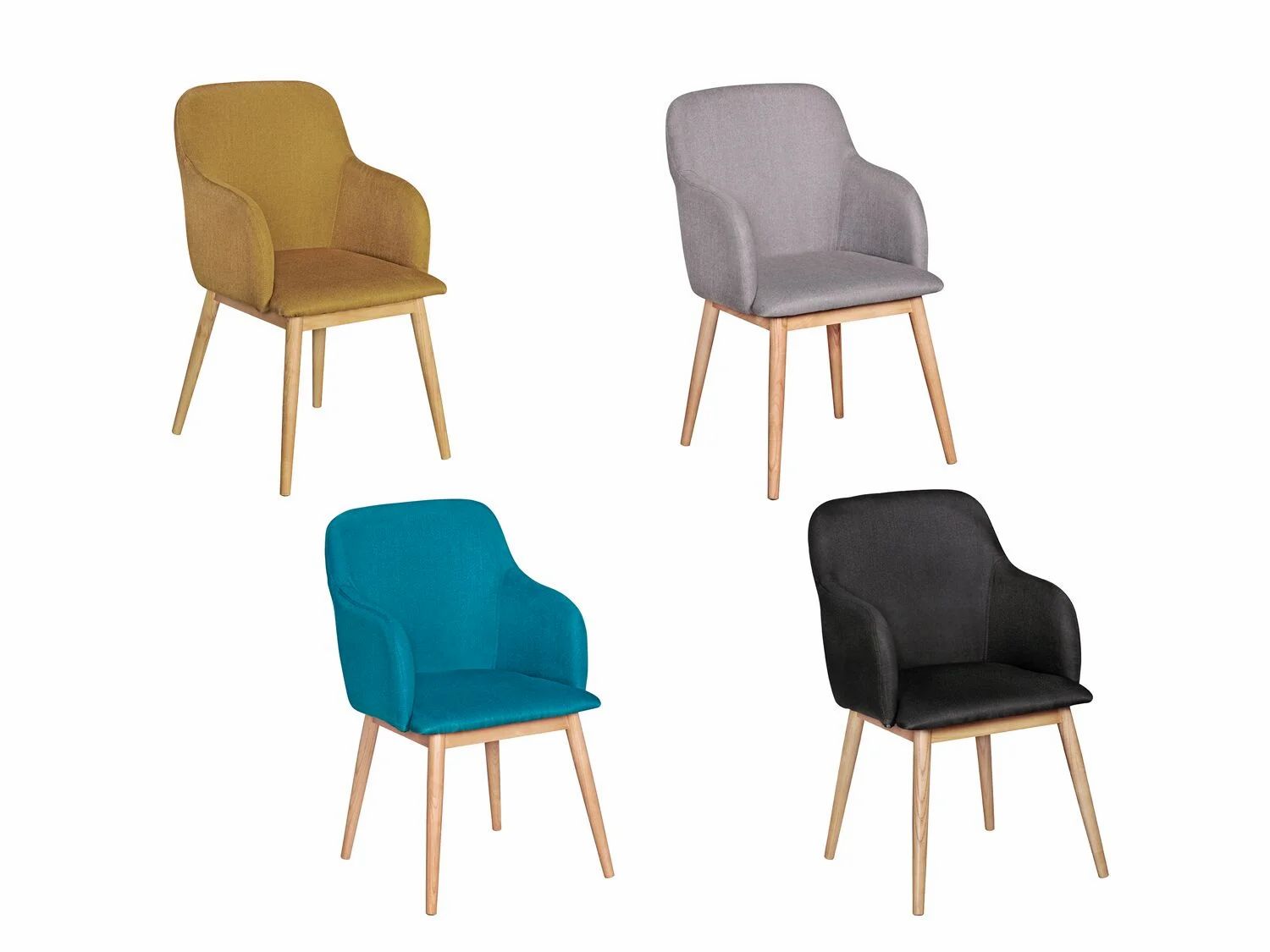 Puedes elegir las sillas en cuatro colores