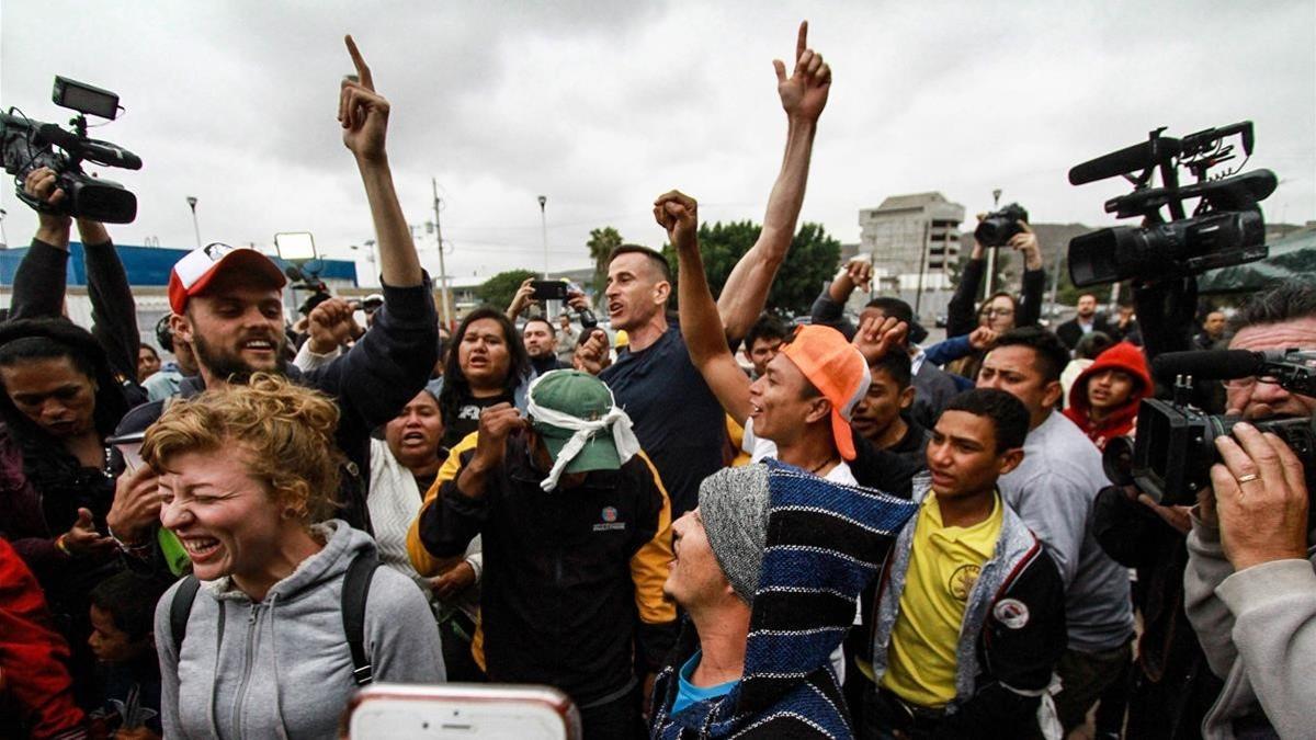 caravana centroamericanos a EEUU