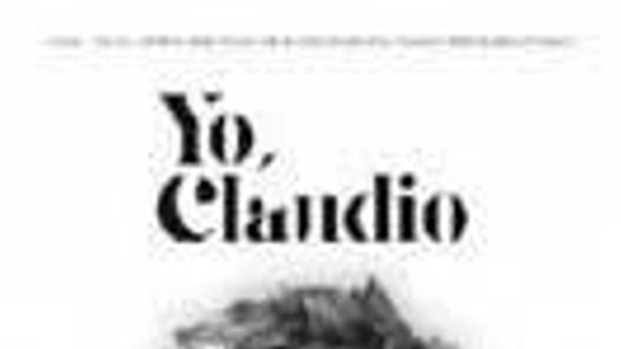 Cartel anunciador de la obra de teatro &quot;Yo, Claudio&quot;.