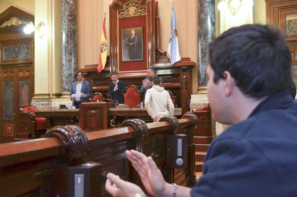 Entrega de diplomas en María Pita